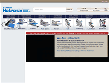 Tablet Screenshot of hotronix.com